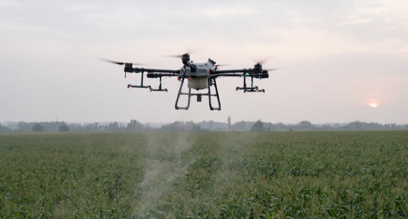 Drone chemical deals sprayer